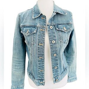 GAP Stretch button front Denim Jacket size XS.